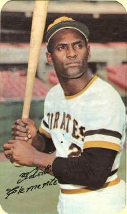 1971 Topps Super baseball card 37 Roberto Clemente