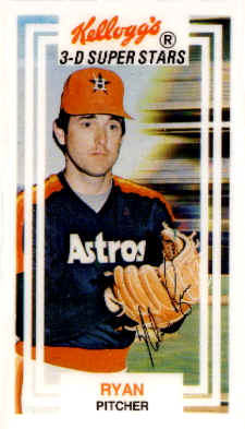 1983 Kellogg's Card31 Nolan Ryan