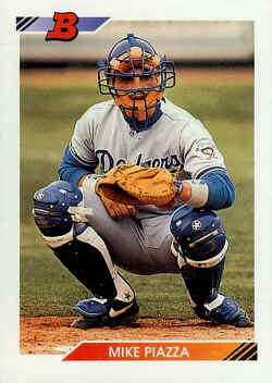 1992 Bowman Card 461 Mike Piazza Rookie