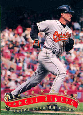 1997 Stadium Club Cal Ripken card 8