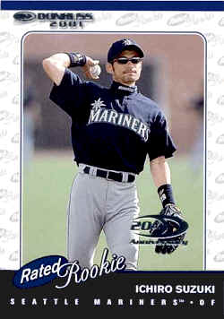 2001 Donruss Card195 Ichiro Suzuki