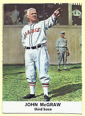 1961 Golden Press John McGraw Card 23