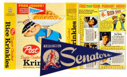 1963 Post Cereal Major League Team Pennants