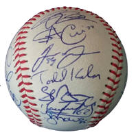 Team signed baseball