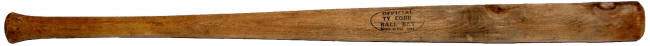 Ty Cobb Ball Bat