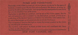 1951-1952 stub back