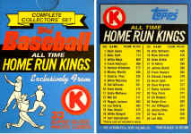 1985 Topps Circle K Box with checklist