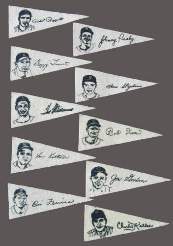 1950 American Nut & Chocolate Pennants