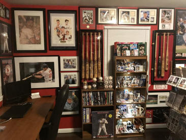 The Wade Boggs Room Collectors Showcase Display