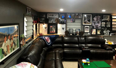 Baseball Memorabilia Mancave