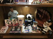 Wade Boggs collectors Showcase Room Display