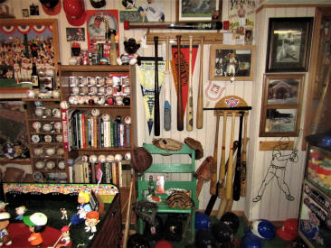 Baseball Memorabilia room